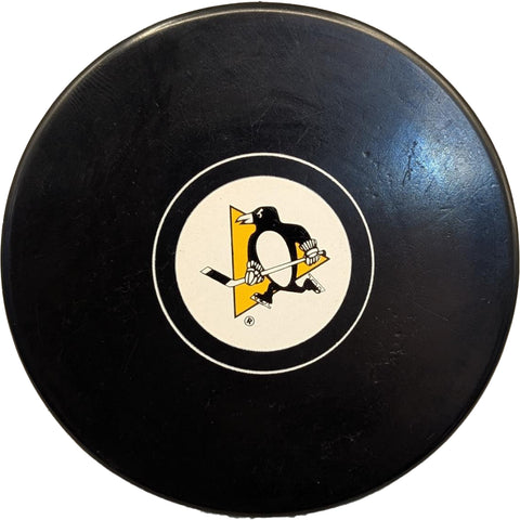 Pittsburg Penguins Souvenir Hockey Puck NHL Officially Licensed InGlasCo