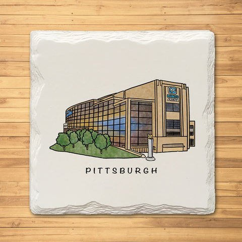 Pittsburgh Hockey Variety Pack - Ceramic Drink Coasters - 4 Pack Coasters The Doodle Line   