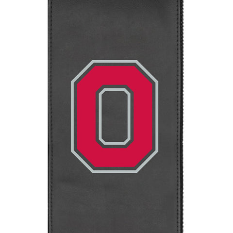 Silver Sofa with Ohio State Block O Logo Sofa Zipchair   