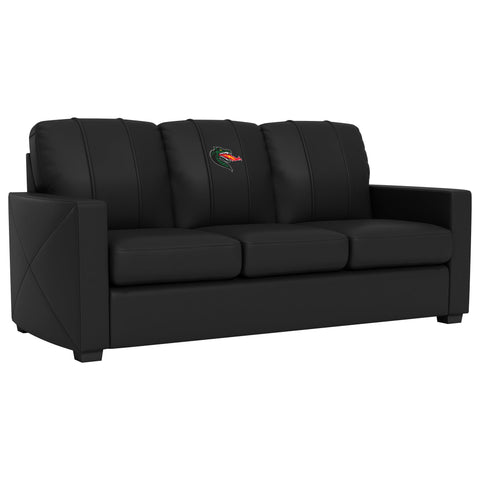 Silver Sofa with Alabama Birmingham Blazers Secondary Logo