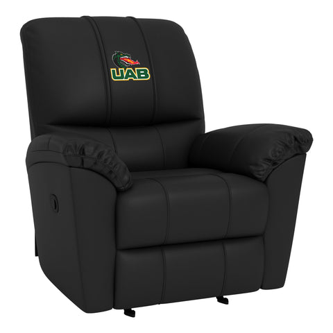 Rocker Recliner with Alabama Birmingham Blazers Spirit Logo