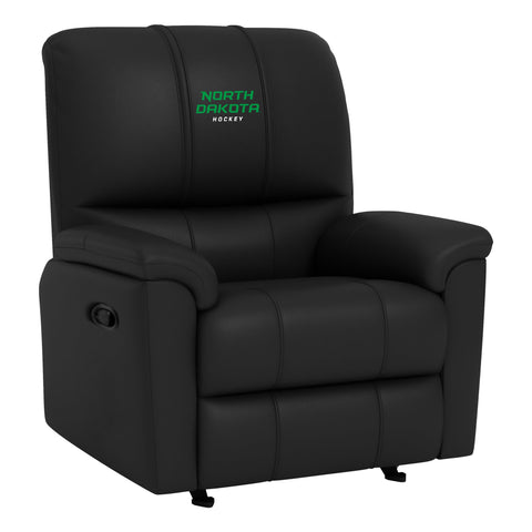 Rocker Recliner with University of North Dakota Hockey Logo