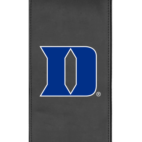 Silver Loveseat with Duke University Iron D Primary Logo