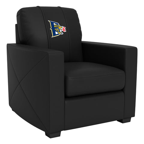 Silver Club Chair with Drexel University Secondary Logo
