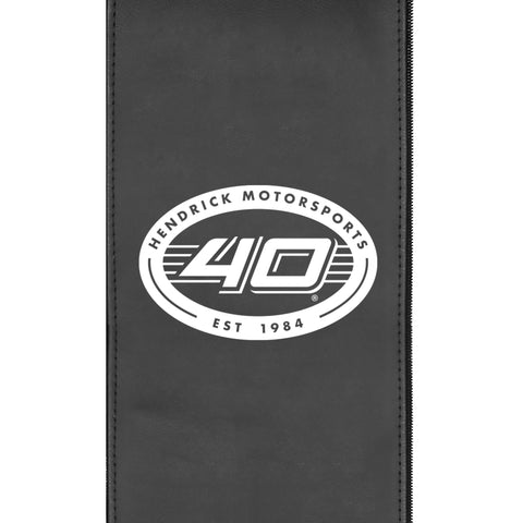 Silver Club Chair with  Hendrick Motorsports 40th Anniversary Logo