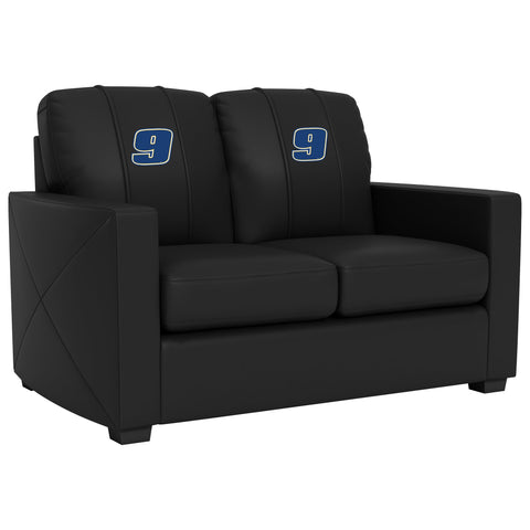 Silver Loveseat with  Chase Elliott #9 Blue Logo
