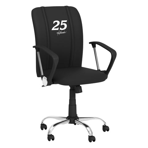 Curve Task Chair with Ken Schrader #25 Signature Logo