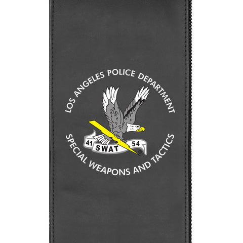Silver Club Chair with LAPD SWAT