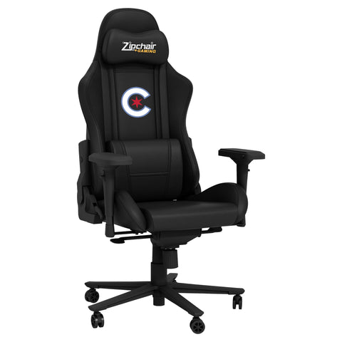 Xpression Pro Gaming Chair with Chicago Cubs City Connect Primary Logo