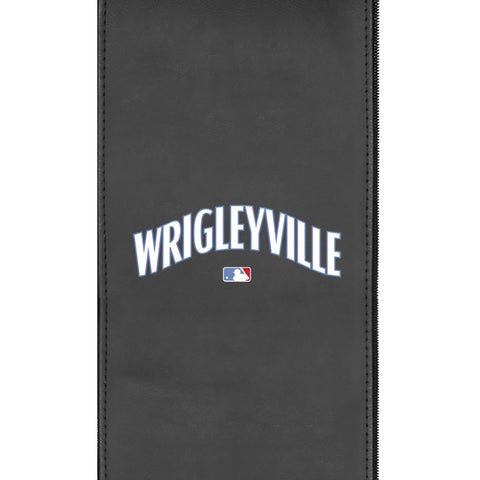 Silver Club Chair with Chicago Cubs City Connect Alternate Logo