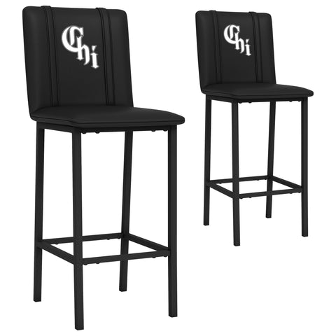 Bar Stool 500 with Chicago White Sox City Connect Logo Set of 2