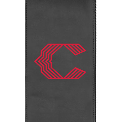 Silver Club Chair with Cincinnati Reds City Connect Primary Logo