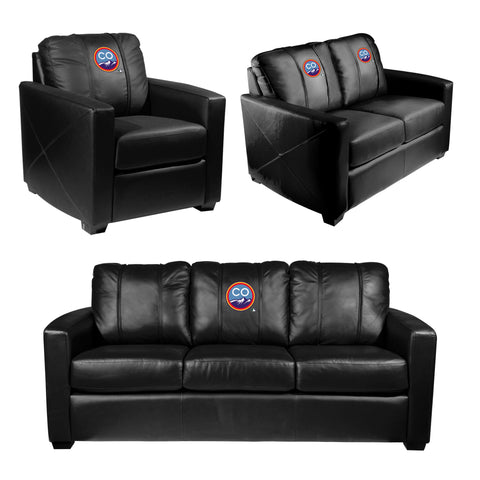 Silver Sofa with Colorado Rockies City Connect Logo