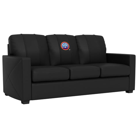 Silver Sofa with Colorado Rockies City Connect Logo