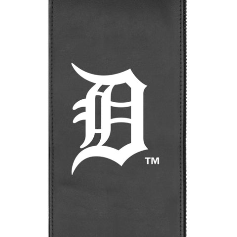 Silver Club Chair with Detroit Tigers White