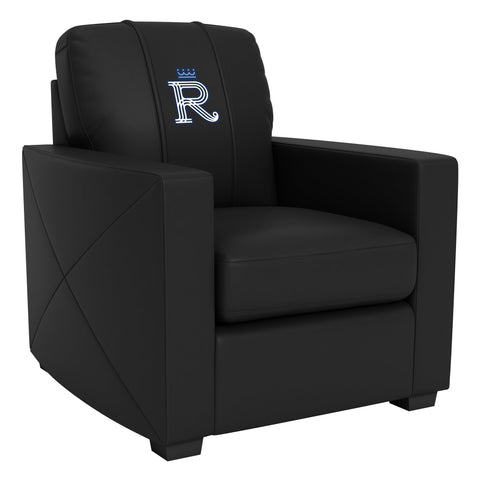 Silver Club Chair with Kansas City Royals City Connect Secondary Logo
