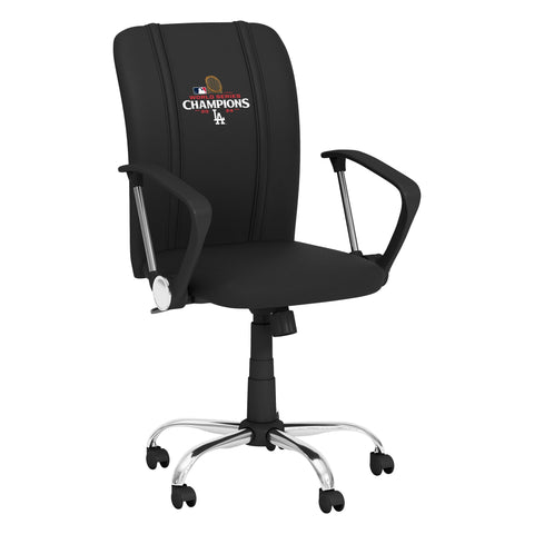 Curve Task Chair with Los Angeles Dodgers 2024 Championship Logo