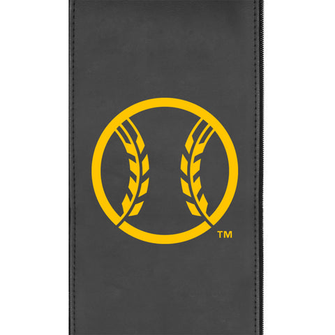 Silver Loveseat with Milwaukee Brewers Secondary Logo