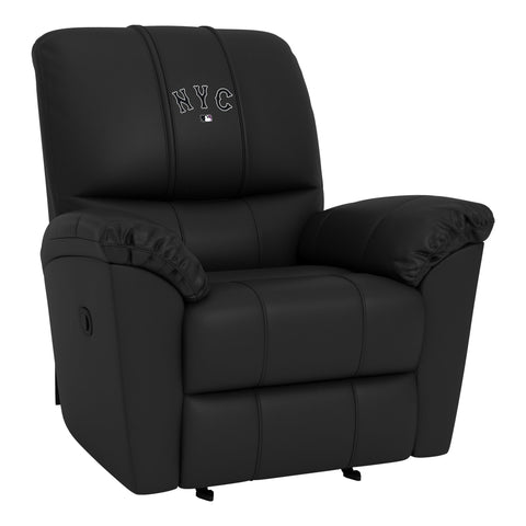 Rocker Recliner with New York Mets City Connect NYC Logo