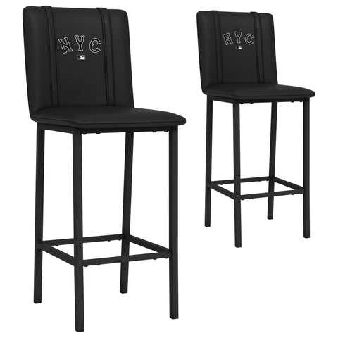 Bar Stool 500 with New York Mets City Connect NYC Logo Set of 2