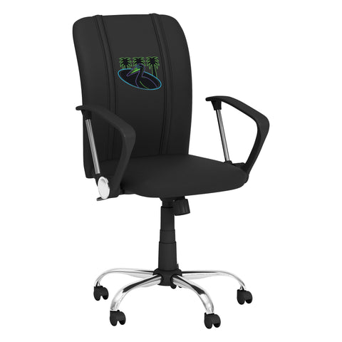 Curve Task Chair with Tampa Bay Rays City Connect Pelican Logo