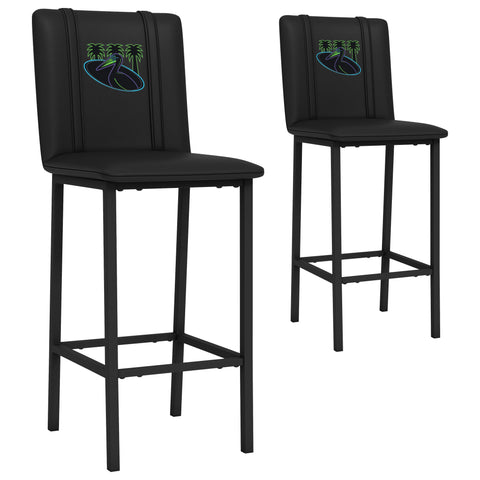 Bar Stool 500 with Tampa Bay Rays City Connect Pelican Logo Set of 2