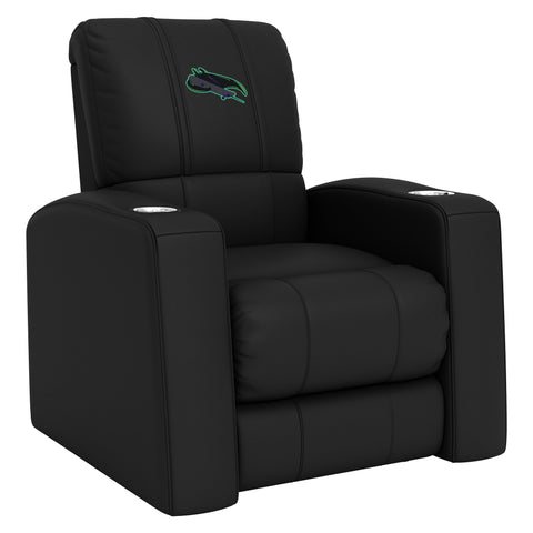 Relax Home Theater Recliner with Tampa Bay Rays City Connect Skate Logo
