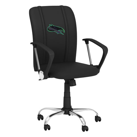 Curve Task Chair with Tampa Bay Rays City Connect Skate Logo