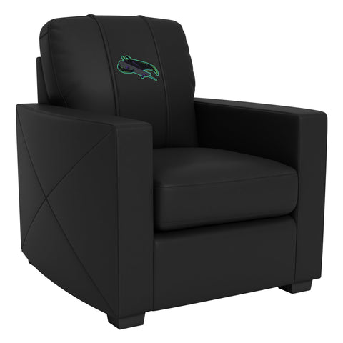 Silver Club Chair with Tampa Bay Rays City Connect Skate Logo
