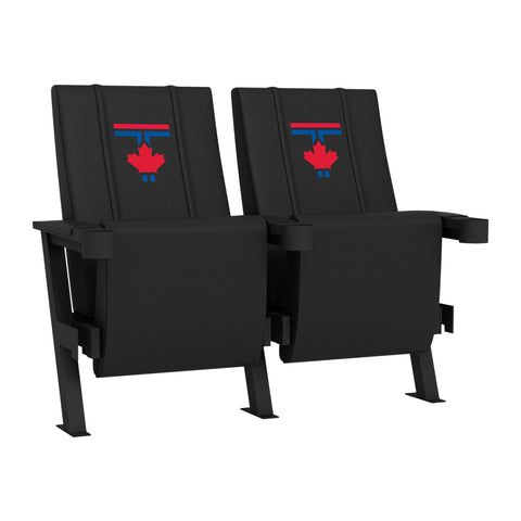 SuiteMax 3.5 VIP Seats with Toronto Blue Jays City Connect Maple Leaf Logo