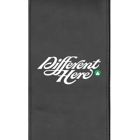 Xpression Pro Gaming Chair with Boston Celtics Different Here Playoffs Logo