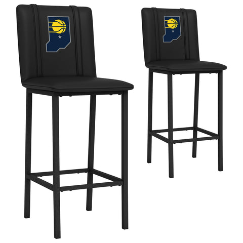 Bar Stool 500 with Indiana Pacers Secondary Logo Set of 2
