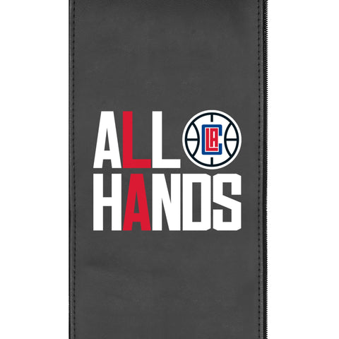 Bar Stool 500 with Los Angeles Clippers Primary All Hands Playoffs Set of 2