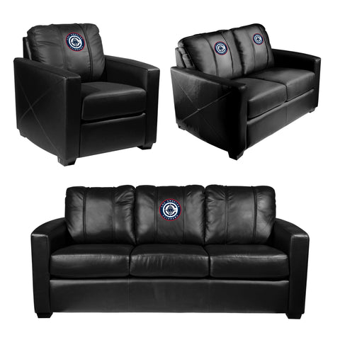 Silver Sofa with Los Angeles Clippers Global