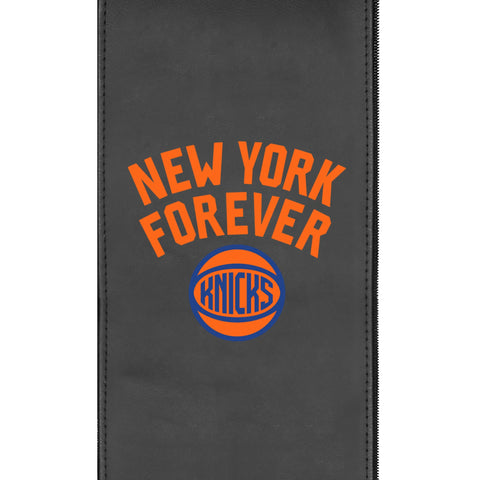Silver Club Chair with New York Forever Knicks Playoffs Logo