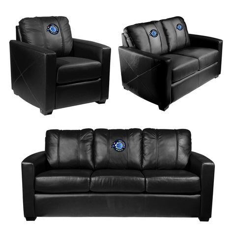 Silver Sofa with Orlando Magic Global Logo