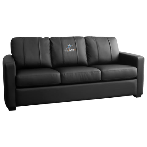 Silver Sofa with Washington Wizards Team Commemorative Logo