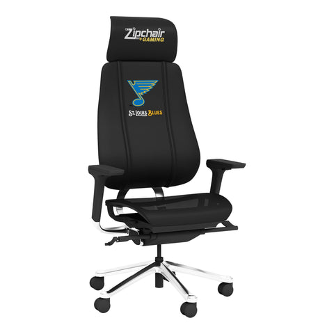 PhantomX Mesh Gaming Chair with St. Louis Blues Wordmark Logo