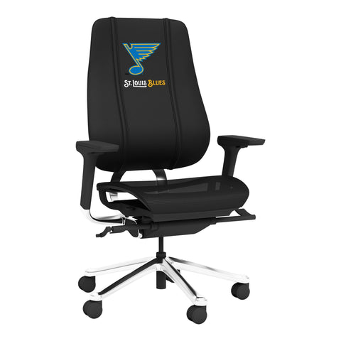 PhantomX Mesh Gaming Chair with St. Louis Blues Wordmark Logo