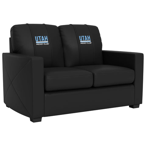 Silver Loveseat with Utah Hockey Club Secondary Logo