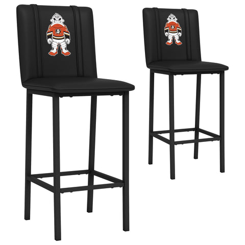 Bar Stool 500 with Anaheim Ducks Wild Wing Mascot Logo Set of 2