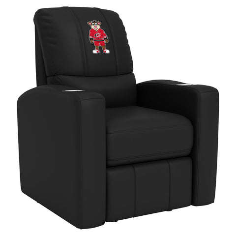 Stealth Recliner with Carolina Hurricanes Stormy Mascot Logo