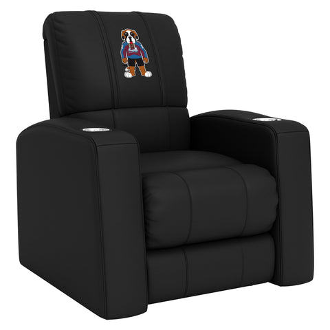 Relax Home Theater Recliner with Colorado Avalanche Bernie Mascot Logo