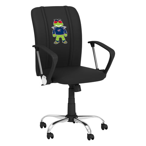 Curve Task Chair with Columbus Blue Jackets Stinger Mascot Logo