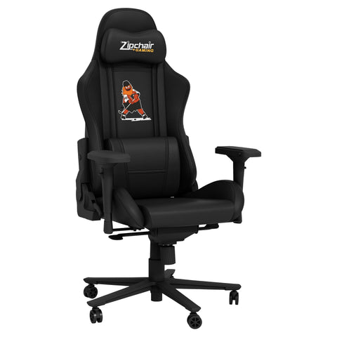 Xpression Pro Gaming Chair with Philadelphia Flyers Gritty Mascot Logo