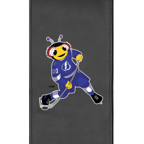 Dyno Stationary Club Chair with Tampa Bay Lightning Thunderbug Mascot Logo