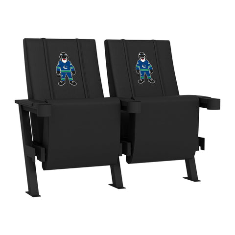 SuiteMax 3.5 VIP Seats with Vancouver Canucks Fin Mascot Logo