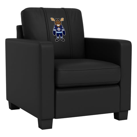 Dyno Stationary Club Chair with Winnipeg Jets Moose Mascot Logo