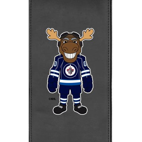 Side Chair 2000 with Winnipeg Jets Moose Mascot Logo Set of 2