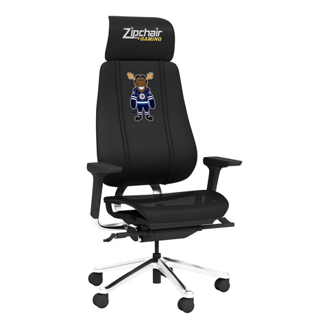 PhantomX Mesh Gaming Chair with Winnipeg Jets Moose Mascot Logo